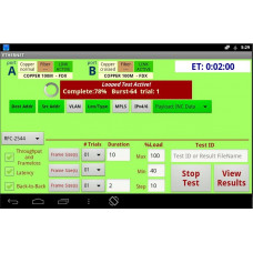 Опция многопоточного тестирования Ethernet для Greenlee DataScout 10G